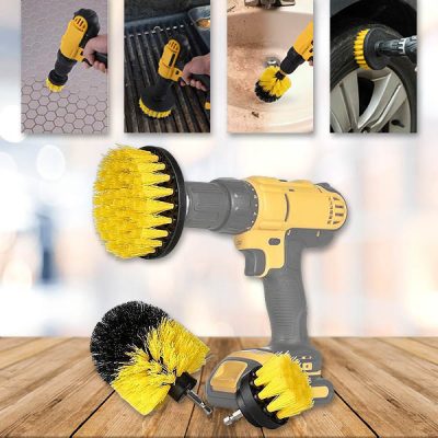 Ισχυρό σετ βουρτσών καθαρισμού για δράπανο (3 τεμάχια) | DRILLBRUSH