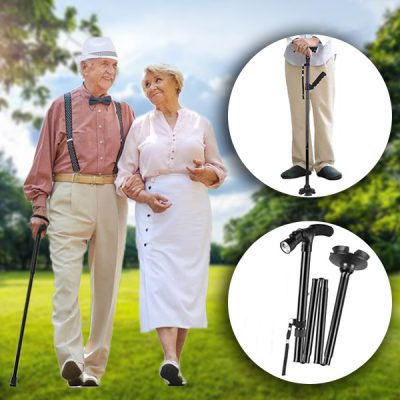 Πτυσσόμενο μπαστούνι περπατήματος με φως LED | STEPRO