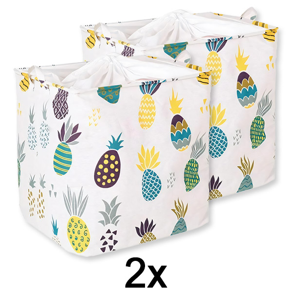 2x Πτυσσόμενο μεγάλο κουτί αποθήκευσης CLOTHBOX